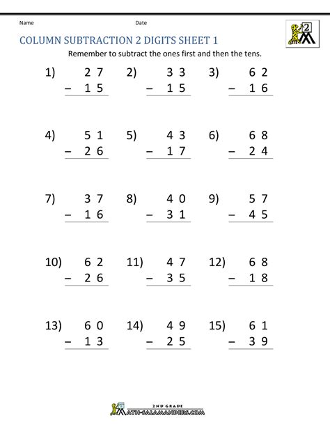 free math worksheets 2nd grade addition and subtraction times tables ...