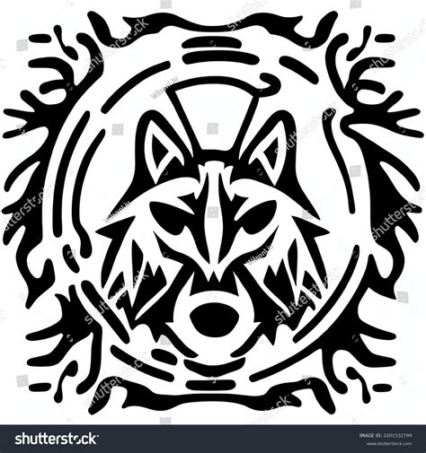 Neon Wolf Logo Cool Handsome Stock Illustration 2201532799 | Shutterstock