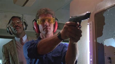 Name That Gun: At the range with Danny Glover and Mel Gibson ---Lethal Weapon---