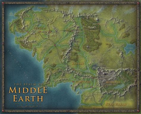 3d middle earth map - meryvip