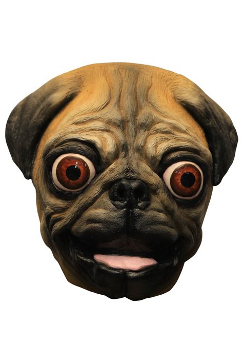 Happy Pug Adult Mask