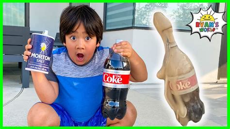 Experiment Coca Cola and Mento vs Cola Cola vs Coke! Easy DIY Science Experiments for kids ...