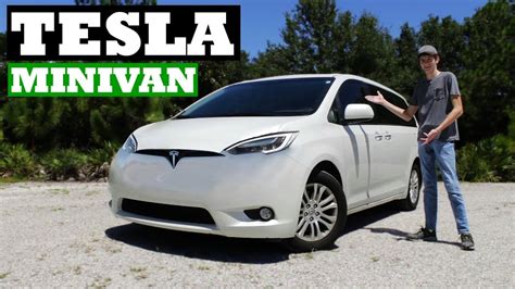 An Electric Minivan? Tesla Model Q Review - YouTube