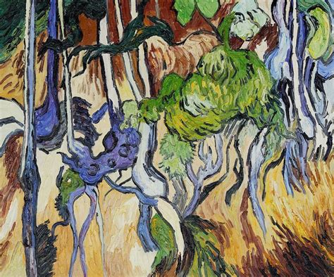 van gogh painting tree roots - Angeles Kearney