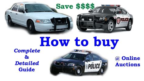 Buying Police Auction Cars - YouTube