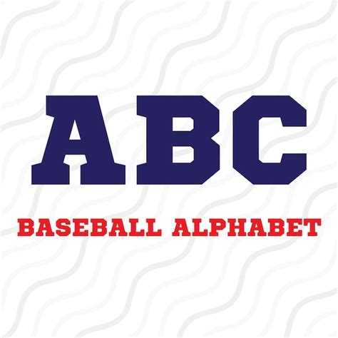 Baseball Font SVG Baseball Alphabet Svg Monogram alphabet | Etsy