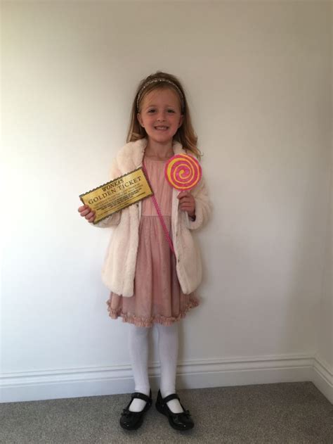 Veruca Salt Fancy Dress Costume | Fancy dress costumes, Fancy dress, Costume dress