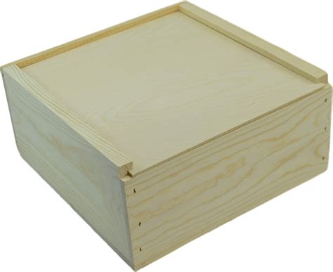 Wooden Slide Top Box 12x12x6 - Poole & Sons, Inc.