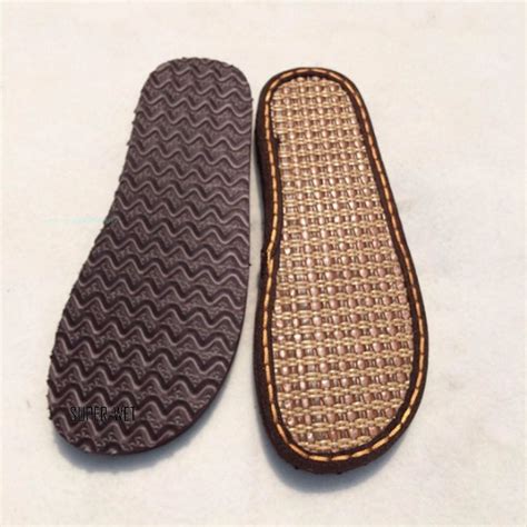 Full Slipper Soles Shoe Making Woven Sew On Replacement Repair DIY 36 ...