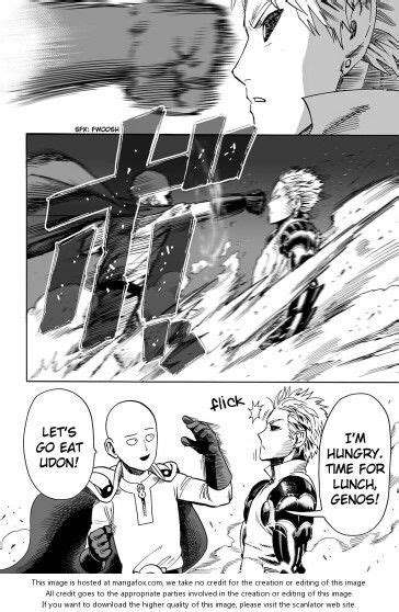 Genos, Saitama, funny, comic, text, quote, manga; One Punch Man