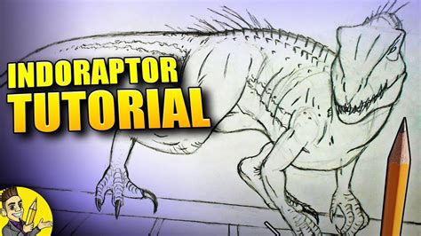 How To Draw Indoraptor Full Body Tutorial Jurassic World Fallen ...