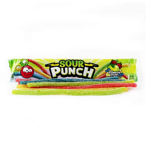 Sour Punch Watermelon Straws - 2oz | Candy Funhouse