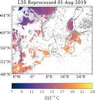 Baltic Sea - L3S Sea Surface Temperature Reprocessed | Copernicus ...