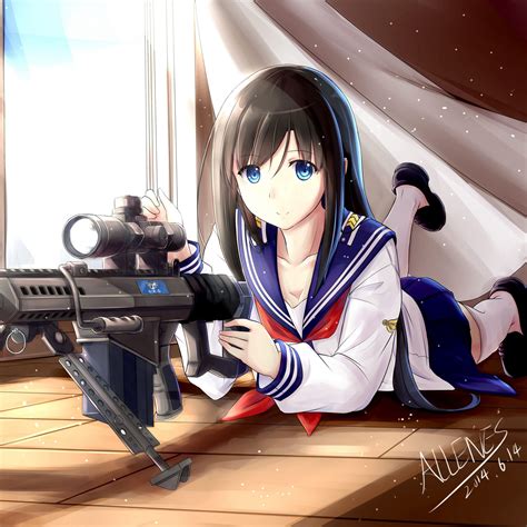 Anime With Guns Wallpapers - Wallpaper Cave