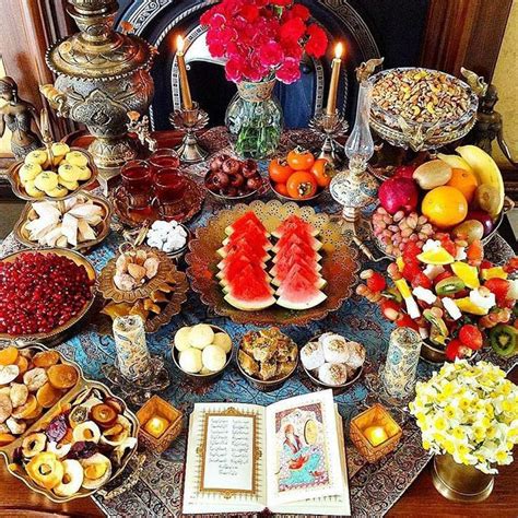 Yalda Night🍉🌠 | Yalda night, Food display table, Persian food