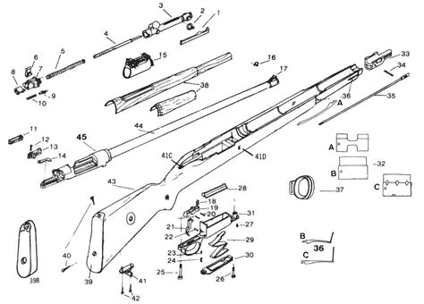 Bolt Action Rifle Parts Diagram