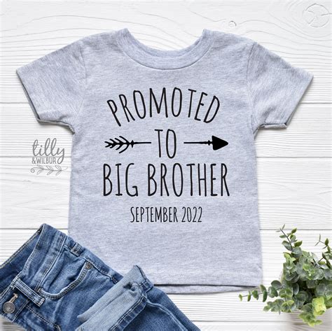 Big Brother T-shirt Promoted to Big Brother Shirt Big Bro | Etsy