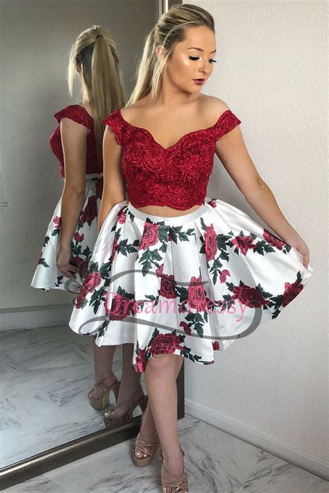 Pin by زهرا شاهوردی on Middle school dance outfits in 2021 | Floral homecoming dresses, Short ...