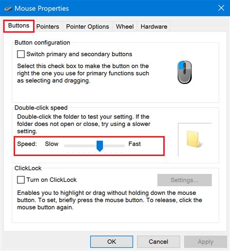 [Windows 10] How to change the mouse settings