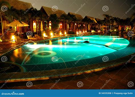 Hotel swimming pool stock photo. Image of ideas, palm - 34335308