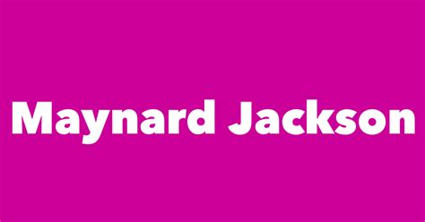 Maynard Jackson - Spouse, Children, Birthday & More