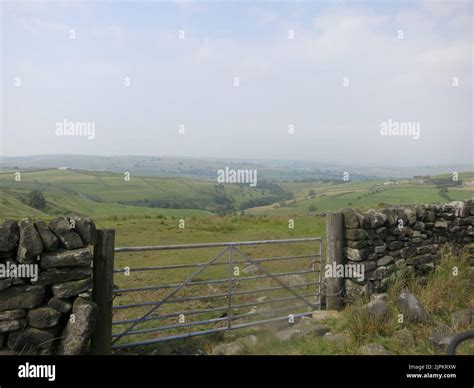 The Pennine Way National Trail Long-distance hiking trail. England. UK ...