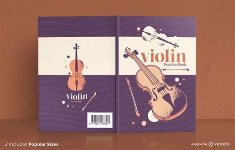 Violin music instrument book cover design | Book cover design, Book ...