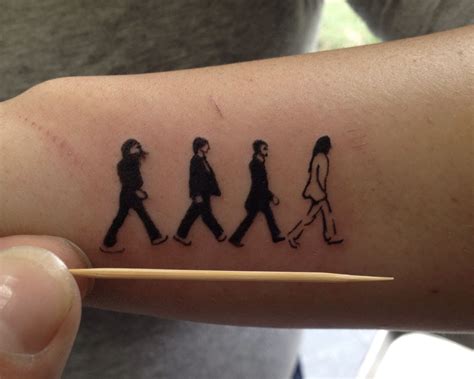 Mini Beatles tattoo | Beatles tattoos, Tattoos, Small tattoos