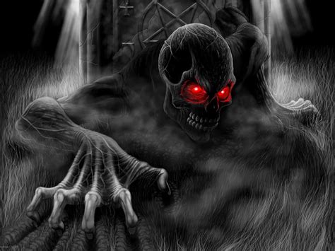 Download Scary Monster Red Eyes Undead Pictures | Wallpapers.com