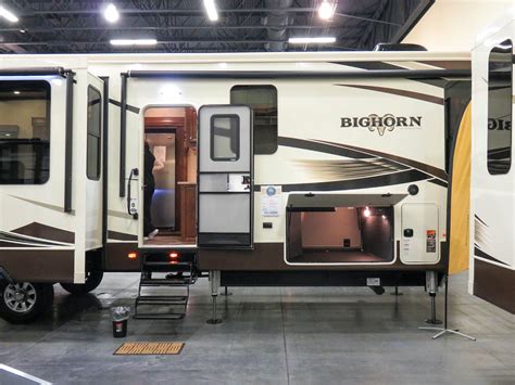 Check out the spacious pass-through storage on the ‪#‎Bighorn‬. Take a ...