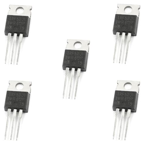 5 x IRF520N N-Channel Hexfet Power MOSFET Transistor | All Top Notch