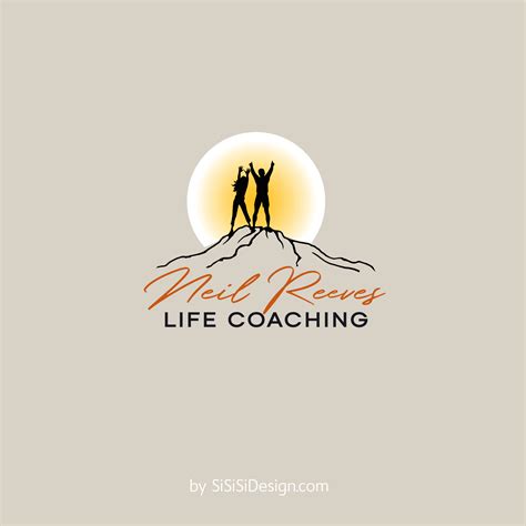 vector life coach logo - Long Record Custom Image Library