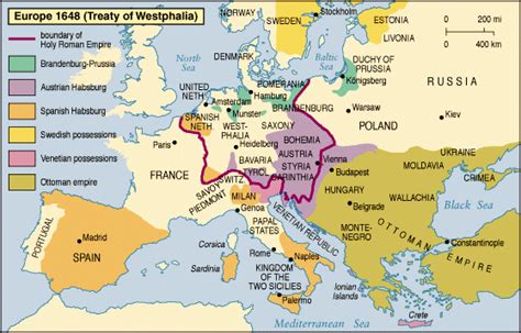 1648 The Treaty of Westphalia ends the Thirty Years War.