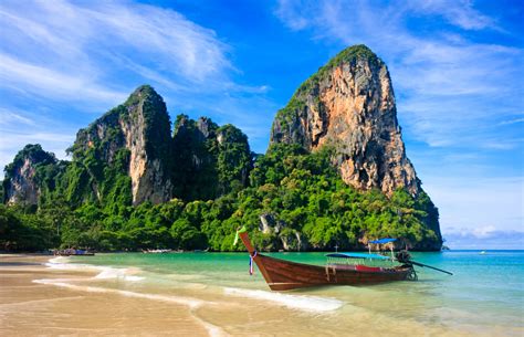 Railay Beach in Krabi, Thailand jigsaw puzzle in Great Sightings ...