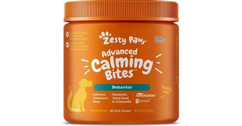 Zesty Paws Advanced Calming Bites Turkey Supplement • Price