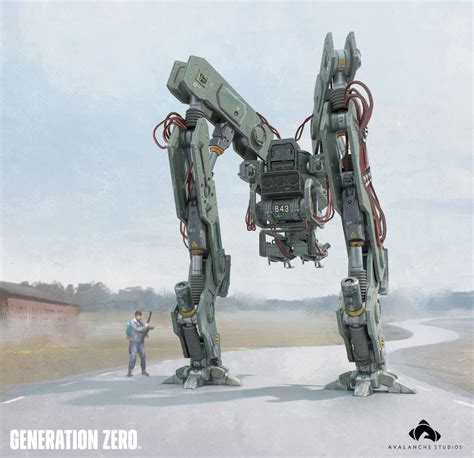 ArtStation - Generation Zero - Tank, Ville Ericsson | Robot art ...