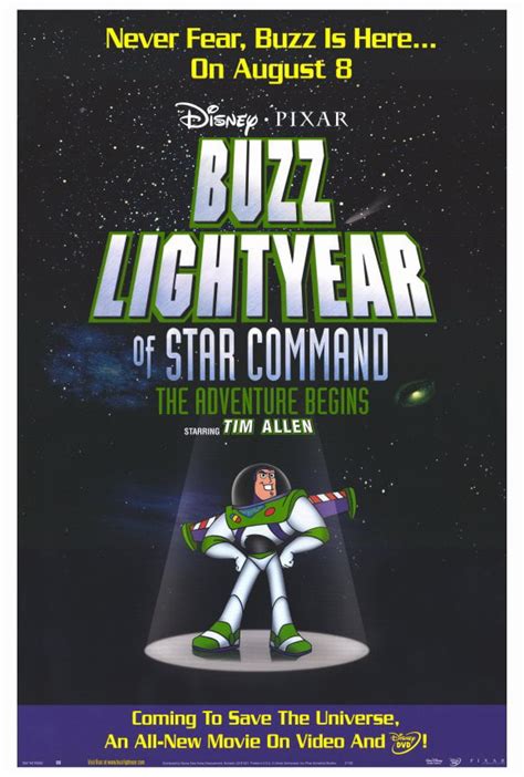 Buzz Lightyear of Star Command: The Adventure Begins - movie POSTER (Style A) (27" x 40") (2000 ...