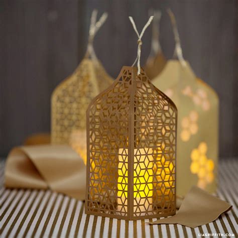 Papercut Honeycomb Lanterns - Lia Griffith