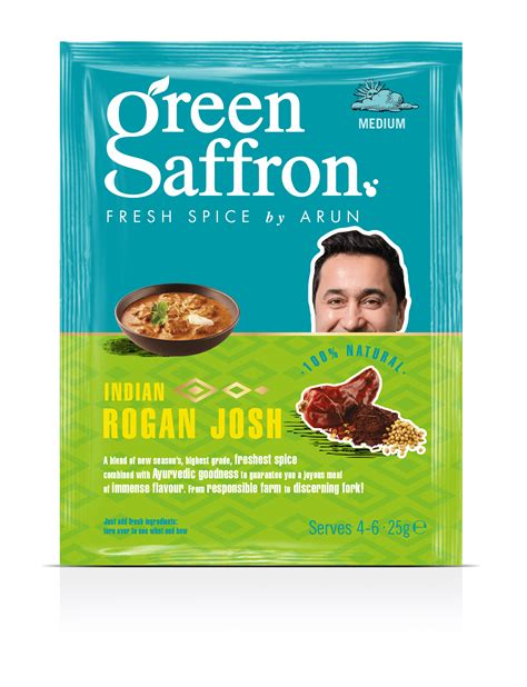 Rogan Josh Spices - 100% Natural - Green Saffron Freshest Spice