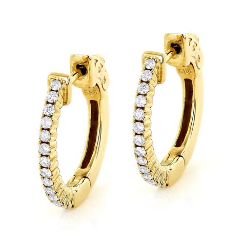 Diamond Earring 0.36ct in 14K Gold - Diamond Earrings - Diamond Jewelry