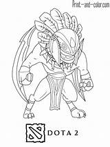 DOTA 2 coloring Pages  Print And Colorcom sketch template