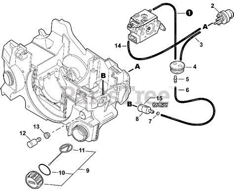 Echo CS-310 - Echo Chainsaw (SN: C67915001001 - C67915999999) Fuel ...