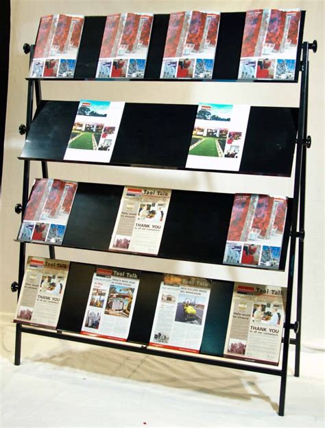 Brochure Rack 4 Shelf | barlens