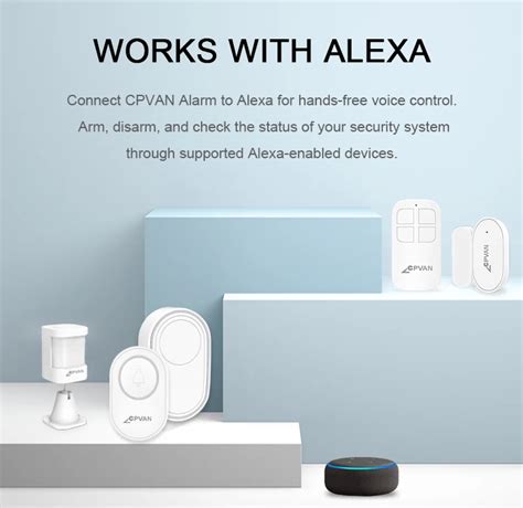 Smart Home Alexa And Google Home Supported Anti Burglar Alarm Wireless ...