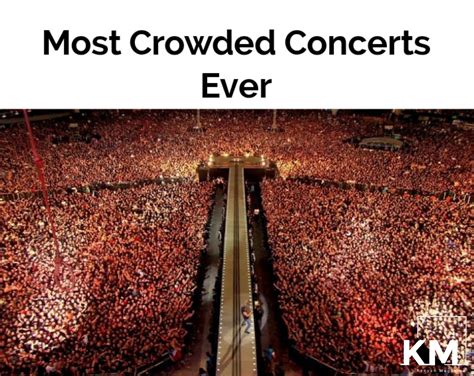 Top 10 Largest Crowds At A Concert In History Till Date - Kenyan Magazine