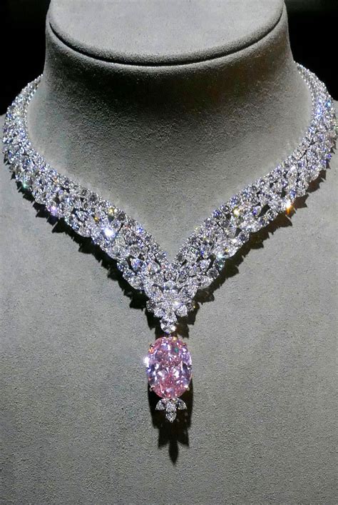 flower power; in 2020 | Lovely jewellery, Most expensive jewelry, Pink diamond necklaces