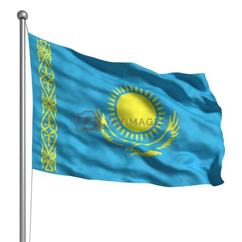 Royalty Free Image | Flag of Kazakhstan by ayzek