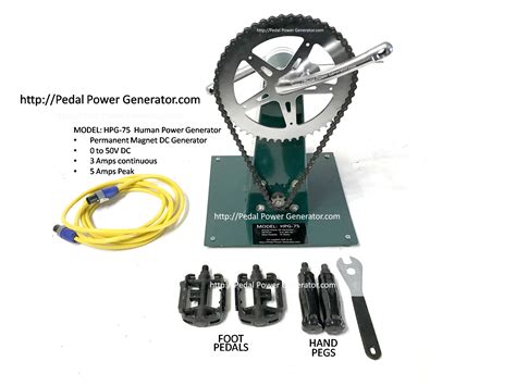 Human Power Portable DC Generator – Pedal Power Generator