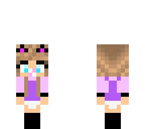 baby girl cat | Minecraft Skin