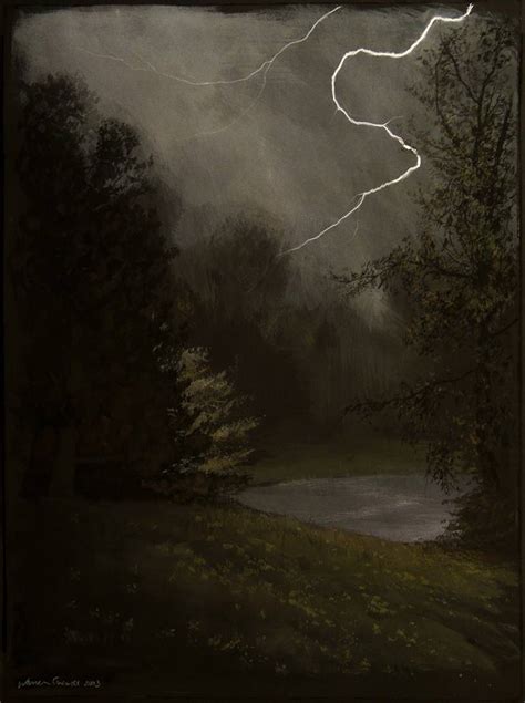 A Dark and Stormy Night Painting by Warren Criswell | Saatchi Art